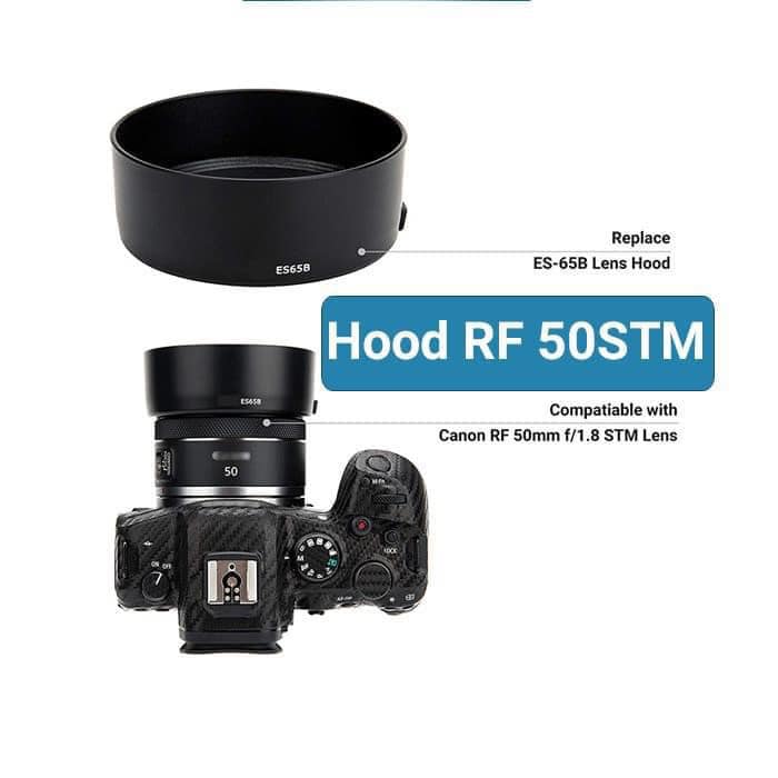 Hood ES-65B cho Canon RF 50mm f/1.8 STM