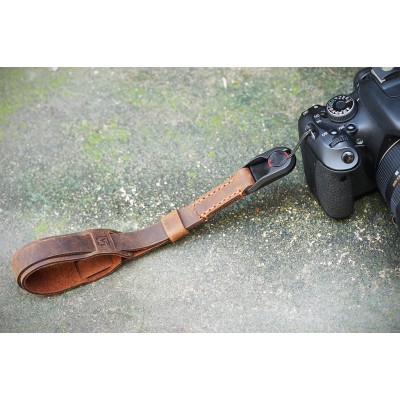 Dây Đeo Tay - Handstrap Máy Ảnh Da Bò Handmade Móc Peak Design Chính Hãng