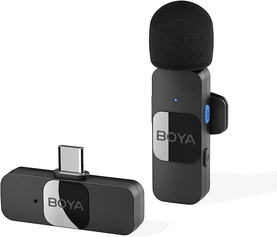 BOYA BY-V10 Micro Thu Âm Không Dây Cho Điện Thoại Type-C