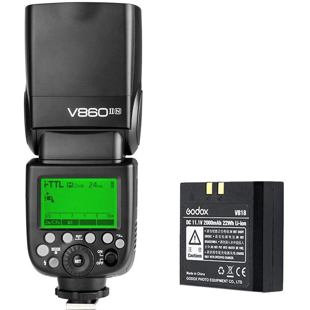 Đèn Flash Godox V860II For Canon, Sony, Nikon