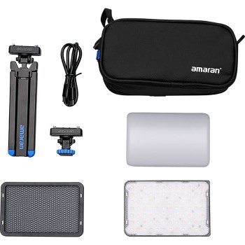 Led Amaran ACE 25X Bi-color Light Kit Màu bạc,Màu Đen ,Màu Hồng,Màu Xanh,Màu Trắng, Mới 100% (Chính Hãng)